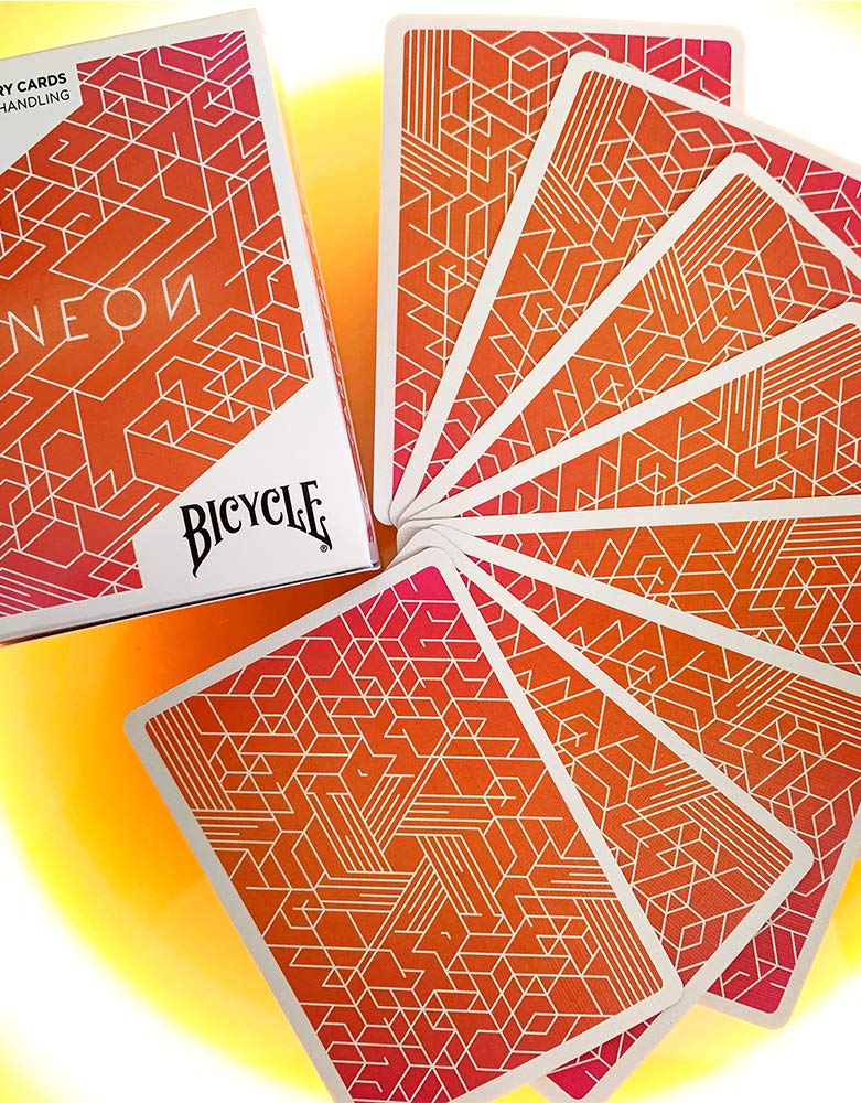 Bicycle Neon Blue Aurora Cardistry Deck (Not A Playable Deck)