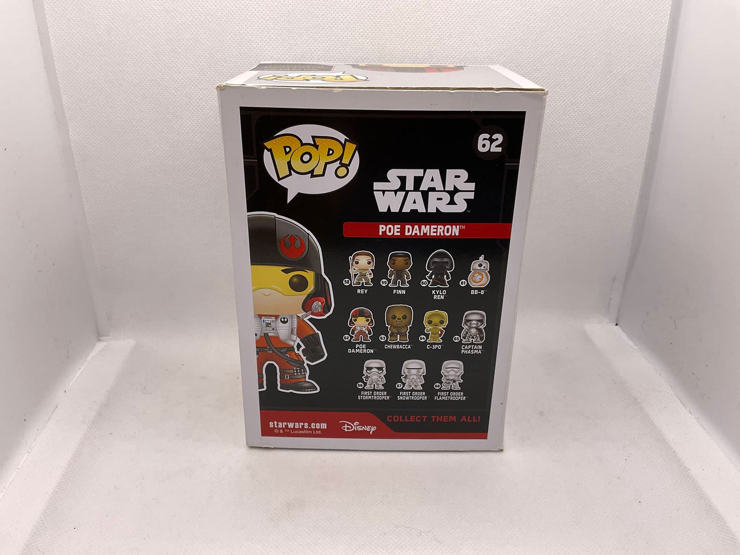 Funko Star Wars Pop Poe Dameron Vinyl Figure, Multi-Colour (6222), Multicoloured