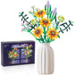 Chodia Flower Bouquet Building Blocks Sunflower Botanical Collection Bricks Sets Creative Toys Kits Mother's Day Birthday Aniver