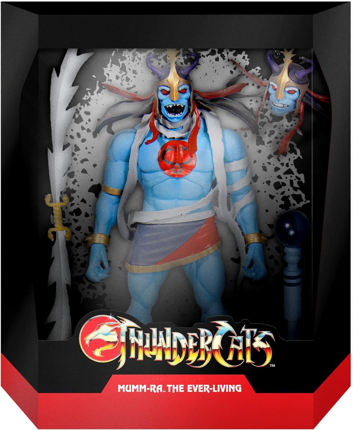 Super7 Ultimates! Thundercats Mumm-Ra The Ever-Living And Ma-Mutt - 8' Thundercats Action Figure With Accessories Classic Cartoon Collectibles And Retro Toys