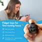 Pilpoc Thefube Fidget Cube, 6-Sided Stress Relief & Focus Toy For Adults & Kids, Boosts Concentration, Mindfulness Aid, Silent & Audible Modes, Includes Carry Case For Portability (Midnight Sapphire)