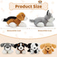 Tezituor 6Pcs Bulk Dog Stuffed Animals, Fluffy Assorted Stuffed Puppy Plush Toys For Kids, 11' Schnauzer,Husky, Bernese, Golden Retriever, Beagle,Spotted Dog Doll Set For Dog Themed Party Favors Gift