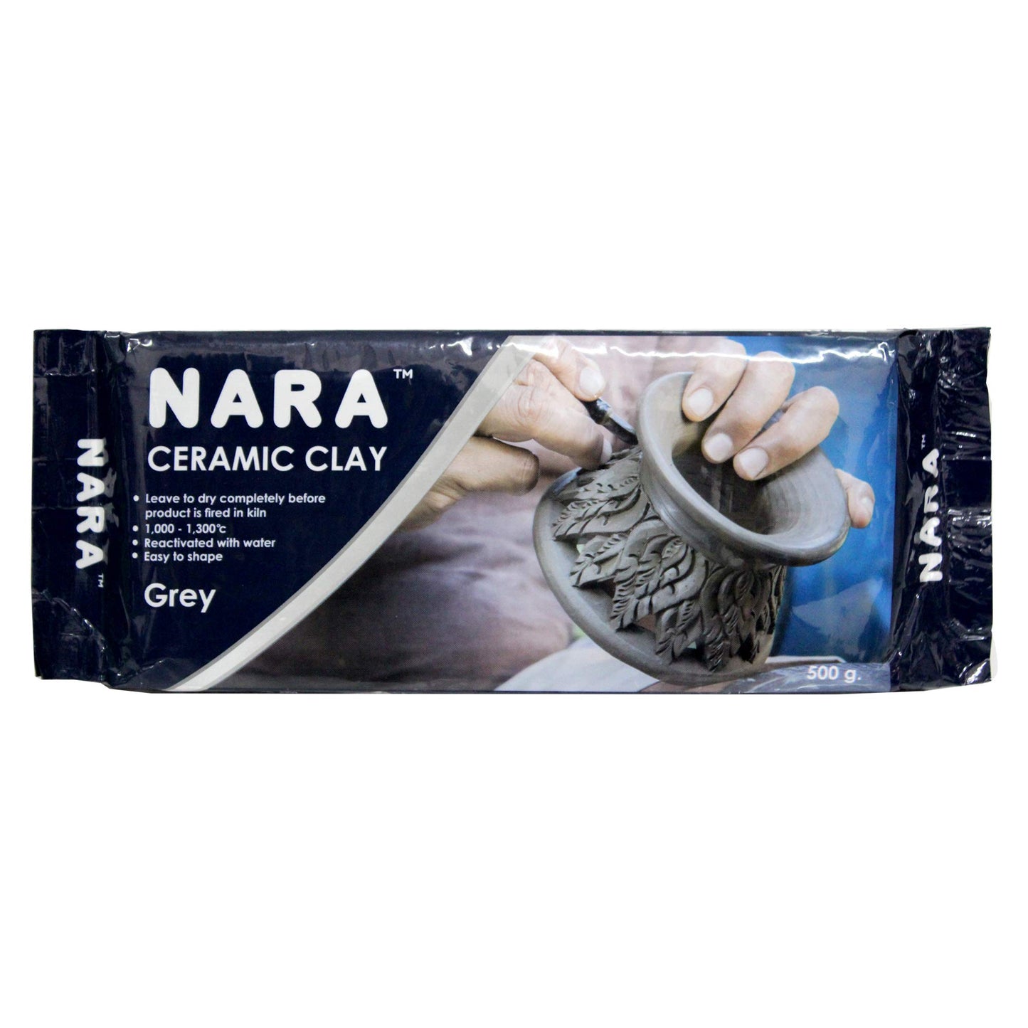 Nara Ceramic Clay  Colour Grey  500 Gm