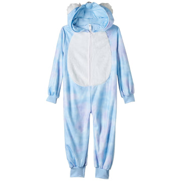 Amscan Girls Zipster Koala Costume, Small - 4-6, 1 Pc,Blue/Purple