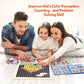 Alyasameen Coogam Wooden Mosaic Puzzle, 370PCS Multicolor Shape Blocks, Small STEM Toy for Kids Ages 4-7, Model LYEU050