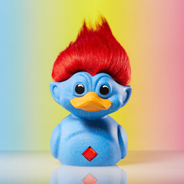 Tubbz First Edition Blue Glitter Troll Collectible Vinyl Rubber Duck Figure - Official Trolls Merchandise - Tv, Movies & Video Games