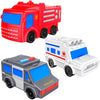 Bath Toys For Toddlers 1-3 - Toy Car Mold Free Baby Bath Toys For Infants 6-12 Months No Hole Bath Toys For Babies Toddlers Bath