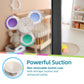 LiKee Strong Suction Cup Fidget Rotating Sensory Bath Toys for Baby 12 18 Months Airplane Car Travel Table & Window Toys for 1 2