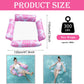 2 Pack Inflatable Pool Float Hammocks, 4-in-1 Multi-Purpose Inflatable Pool Floats Adults,4 Tubes Floating Mesh Chair for Summer
