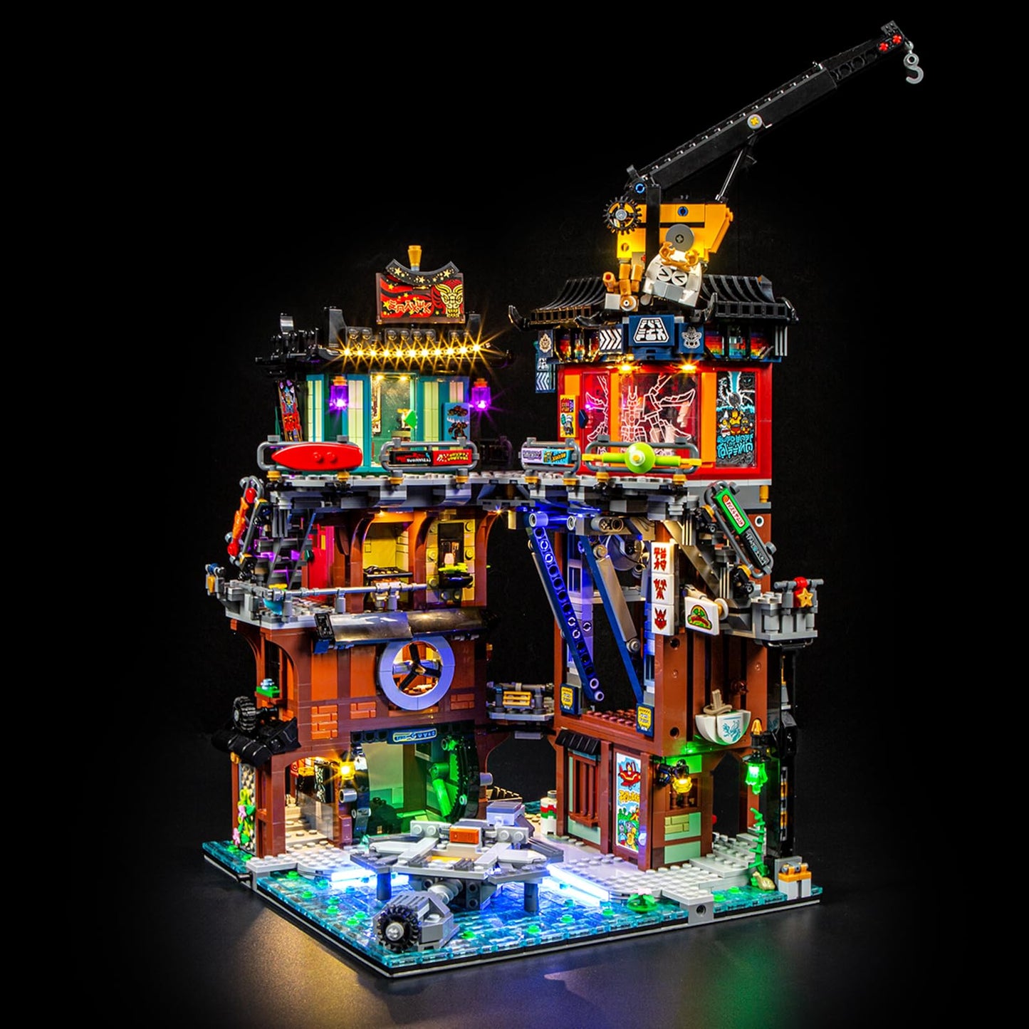 Yeabricks Led Light For 71837 Ninjago Ninjago City Workshops Building Blocks Model (Building Set Not Included)