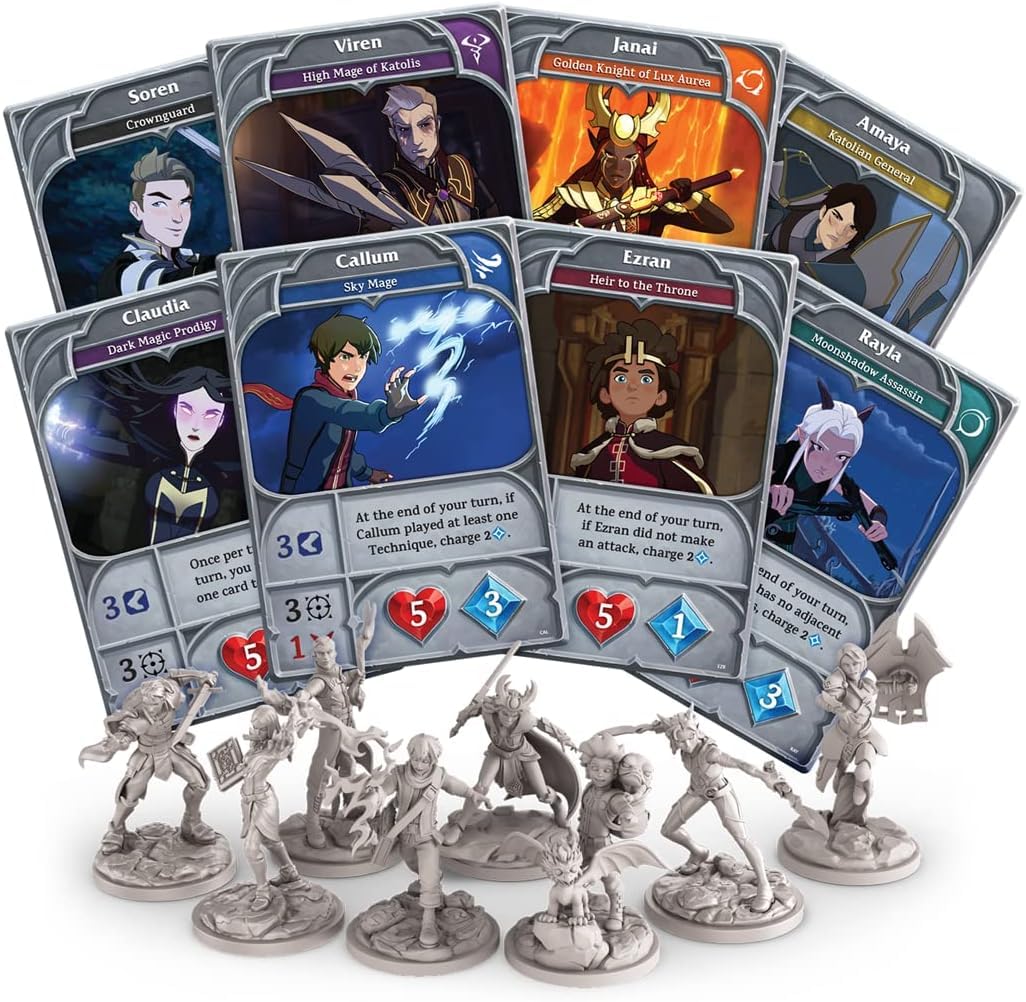 Brotherwise Games The Dragon Prince: Battlecharged Cardboard Game - Multicolor, Model 269BGM