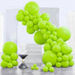 Partywoo Lime Green Balloons, 120 Pcs Lime Balloons Different Sizes Pack Of 18 Inch 12 Inch 10 Inch 5 Inch For Yellowish Green Balloon Garland As Birthday Decorations, Party Decorations, Green-Y6