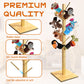 Montex Puppet Stand Up To 15 Puppets, Wooden Puppet Tree, Puppets Holders