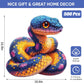Wooden Puzzle for mature-themeds  Snake Wooden Jigsaw Puzzles(16.6 * 16.9in-500pcs)  Unique Shape Animal mature-themed Puzzles Irregular Wood Puzzles Best Gift for mature-themeds and Kids Family Game