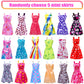 Ibayda 11.5 Inch Girl Doll With Doll Closet Wardrobe Clothes And Accessories Including Doll, Wardrobe, Mirror, Outfits, Dress, Shoes, Hangers, Handbags, Necklace, Crown And Dog (Include Doll)