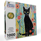 Cross & Glory - Garden Whiskers: A Feline'S Floral Haven - 1000 Piece Jigsaw Puzzle For Adults | Artistic Satin Finish | Vibrant Garden Theme