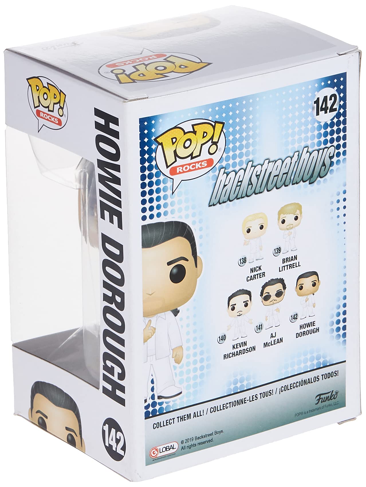 Funko Pop! Rocks: Backstreet Boys - Howie Dorough, Multicolor