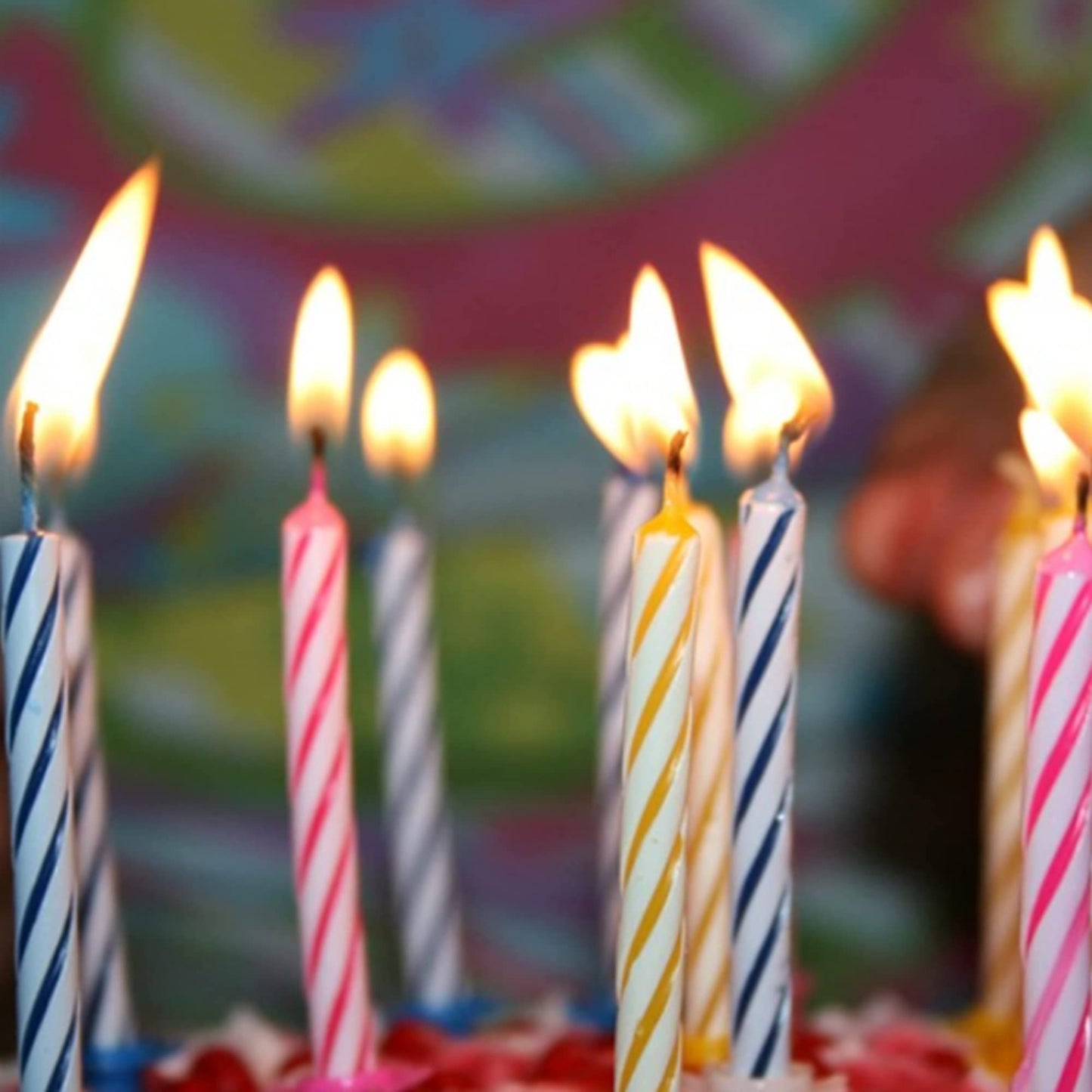 by tuğba aydan home design Birthday Candle - 72 Pack Mix Color Paraffin Wax for Cake and Party