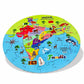 India Map Puzzle for Kids I Map Puzzle for Kids I Learning Puzzle Game I Round Shape Puzzle I Jigsaw Puzzle 48 Pices I Kids Puzz