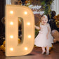 3Ft Marquee Light Up Letters, Large Marquee Letters D For Party Decorations, Big Baby Letters For Baby Shower Birthday Party Dec