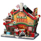 Lemax Santa'S Hot Rod Garage, With 4.5V Adaptor #25863
