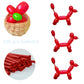 Eblliwsm 100Pcs 260Q Red Magic Long Balloons Decoration Shopping Mall Activities, Party Decoration, Parent-Child Activities. Not