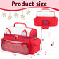 Jaffzora Carrying Case Compatible with Toniebox 2 & 1 Starter Set Cute Storage Bag Fits for Tonies Figures Characters Tonies Headphones & Accessories  Red(Bag Only)
