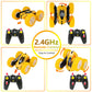 FREE TO FLY Remote Control Car for Boys 6-12: Kids Rc Stunt Car 2.4GHz Fast Race Car with Lights 4WD 360Rotating RC Cars Toy Gif