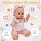 14'' Baby Doll, Dolls Play Set With Open/Close Eyes | 15 Piece Gift Set With Bottle, High Chair, Pacifier & Accessories | First