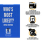 BuzzHound Whos Most Likely to Office Game - 60-Card Set for Team Bonding & Office Parties - Fun and Hilarious Icebreaker Game fo