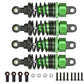 Aluminum Oil Filled RC Shocks Absorbers Damper for Tamiya TT01 Mf-01x 1/10 RC Car Upgrade Parts 4 pcs/set(Green)