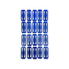 Hot Wheels Compatible 3D Printed Track Connectors Set Of 20 (Blue)
