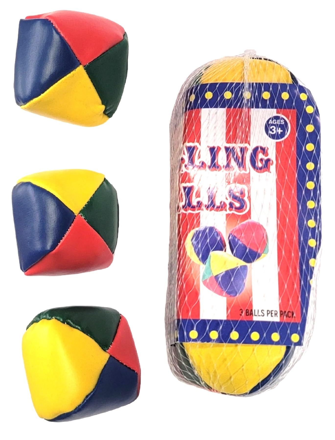 Colorful Set Of Juggling Balls For Beginners And Professionals With Instructions! (2'') Durable Simple Soft Mini Juggling Balls