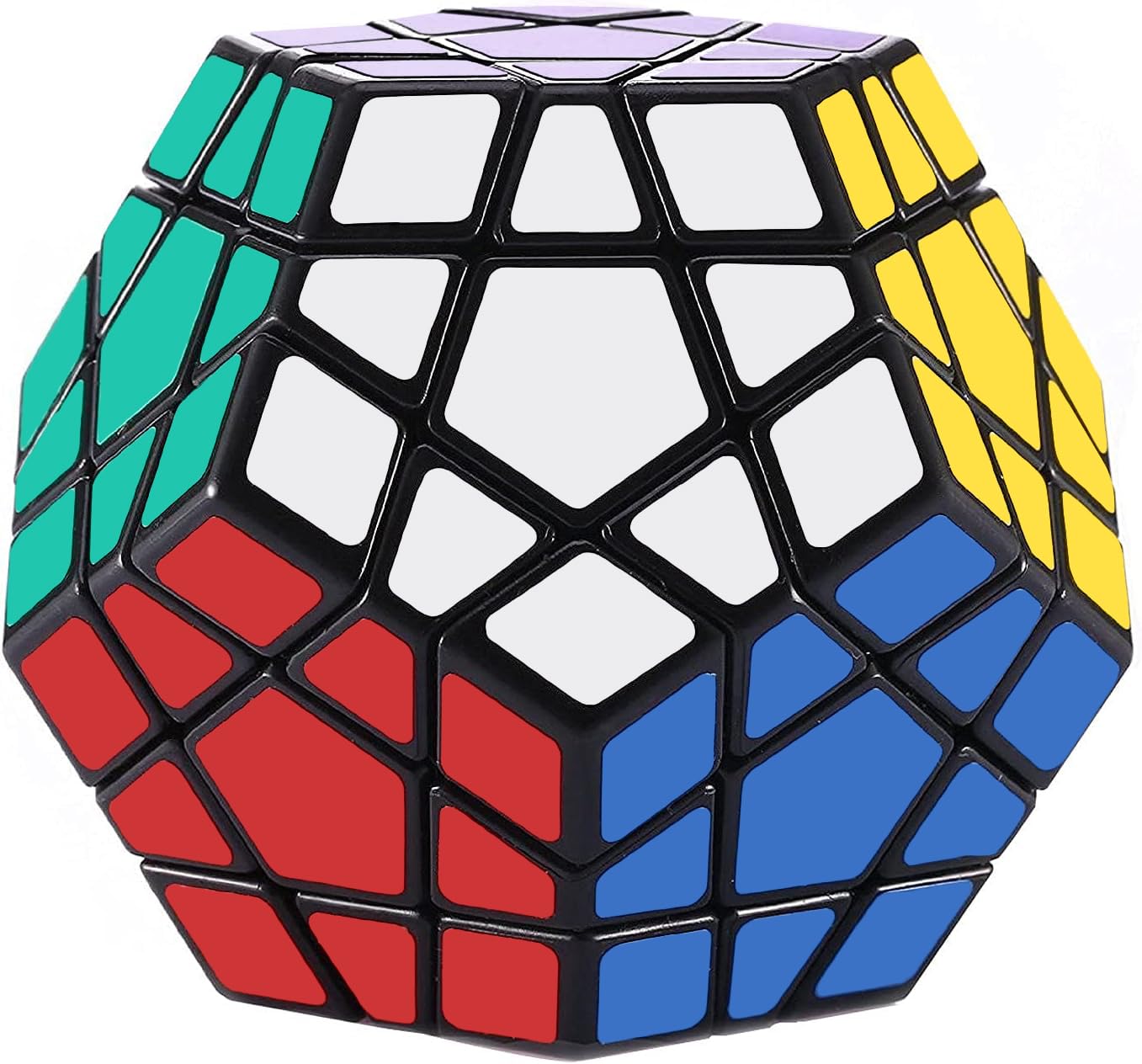 Dreampark 3X3 Megaminx Speed Cube Puzzle Toy, Black