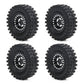 RCAWD Beadlock Wheel Rim Tires for FMS 1/24 FCX24