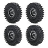 RCAWD Beadlock Wheel Rim Tires for FMS 1/24 FCX24