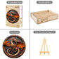 KAAYEE Wooden Puzzles for mature-themeds  3D Vision Mechanical Dragon Wooden Jigsaw Puzzles Unique Shape Advanced Wood Puzzle mature-themed  Birthday Fathers Family Game (S-8.5 * 8.4in-100pcs)