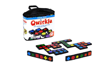 Mindware | Qwirkle: Travel (New) | Board Game | Ages 6+ | 2-4 Players | 45 Minutes Playing Time