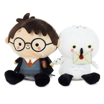 Hallmark Better Together Harry Potter Magnetic Plush (Harry And Hedwig) 5.5'' Stuffed Toys, Easter Gifts For Kids