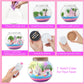 Mydova Unicorn Terrarium Crafts Kit For Kids - Unicorn Birthday Gifts Toys With Led Night Light-Up & Remote Control Diy Unicorns