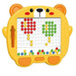 HighRoof Plastic Magnetic Slate Magnetic Drawing Board for Kids Doodle Board Magnetic Beads Pen Drawing Board Dot Art Educationa