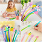 PGPBW Squishy Pens for Kids, 30 Count, Black Silicone, Fun Stress Relief Bobblehead, Party Favors, Birthday Gifts