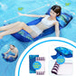 Pool Hammock,Xl Hammock Floaties For Adults,Inflatable Lake Float Swimming Pool Lounger, Fabric Mesh Floating Heavy Duty Up To 3