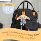 KIDS PREFERRED Harry Potter Dobby Plush Clip On Sensory Toy for Toddlers 1-3, Soft Elf Plush Halloween Baby Learning Toy