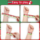 TAOVEN 48PCS Christmas Slap Bracelets, Xmas Slap for Christmas Party Favor Decoration (green,white,red)