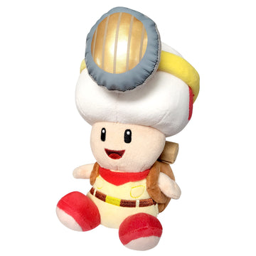 Little Buddy 1408 Super Mario Bros Captain Toad Sitting Pose Plush, 65