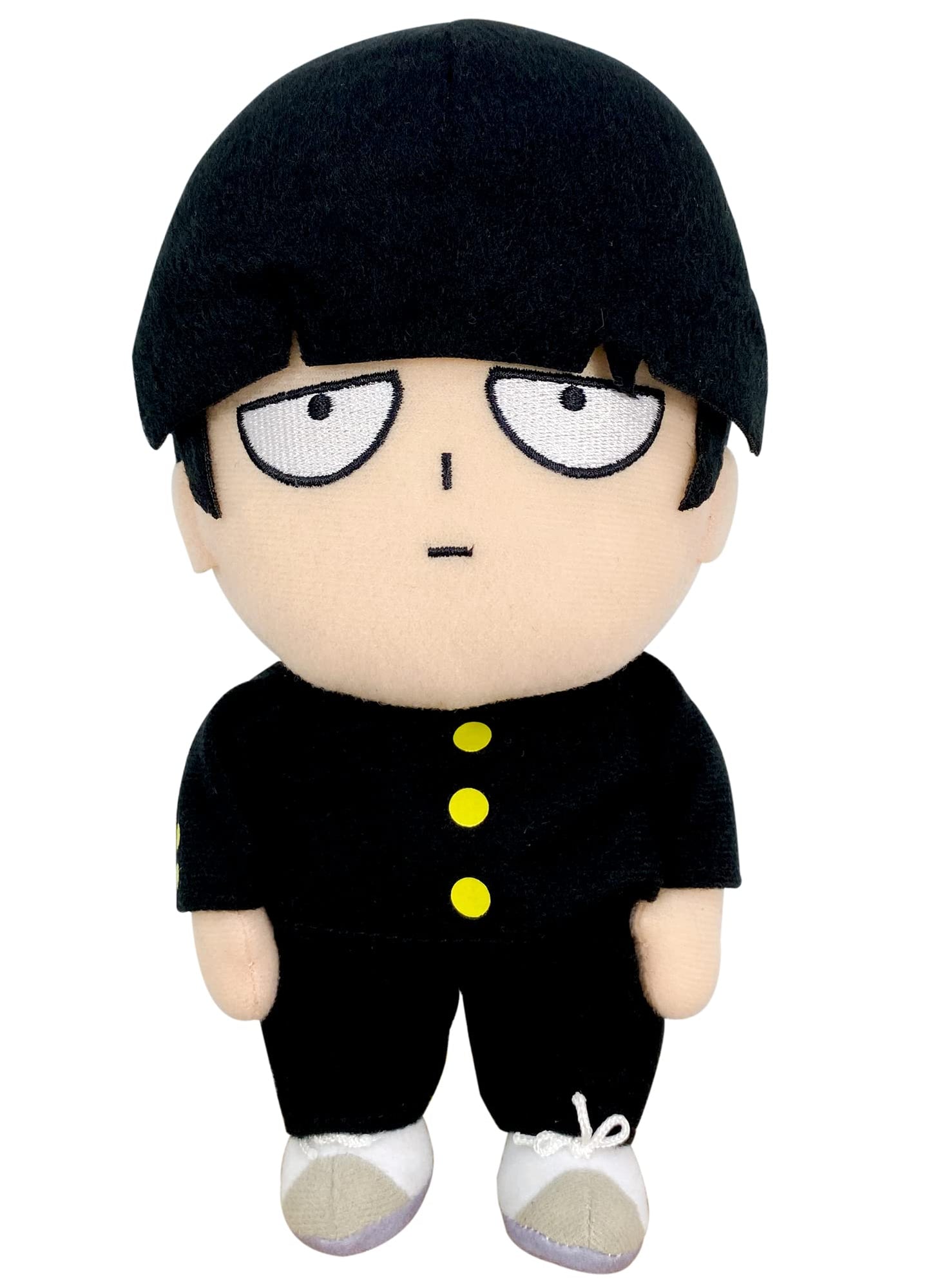 Great Eastern Entertainment Mob Psycho 100 Plush - 8" Black Soft Toy, Model GE52412