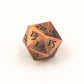 Extra Large Solid Metal D20 Spindown/Countdown Dice Bronze Copper Life Counter For Mtg Magic Commander Edh Extra Heavy