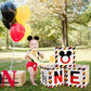Toniful Mouse 1St Birthday Party Supplies Red Yellow Black Balloon Box With Letters