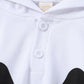 Kavousa Toddler Kids Baby Girl Boy Ghost Costume Halloween Cloak Cape Hat Funny Cosplay Clothes (Hooded Sleeveless Top White, 5-